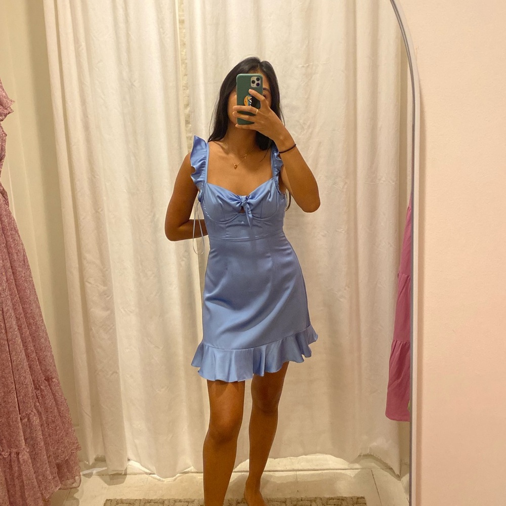 ASTR the Label - Marla Ruffle Mini Dress